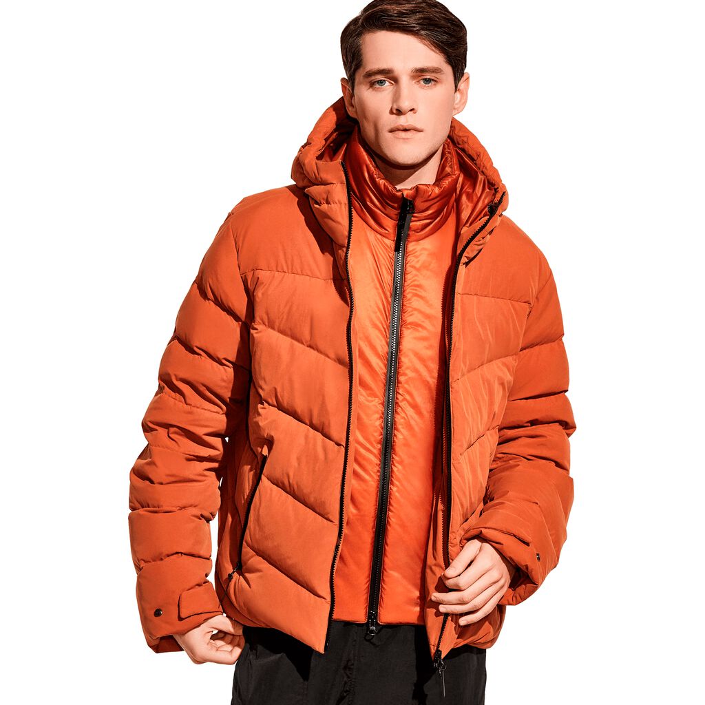 Jack Wolfskin JEFFERSON STREET πουπουλενια μπουφαν ανδρικα χαλκός | GR9499009